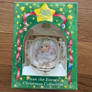 Precious Moments 1998 Glass Christmas Ornament I’m Sending You A Merry Christmas